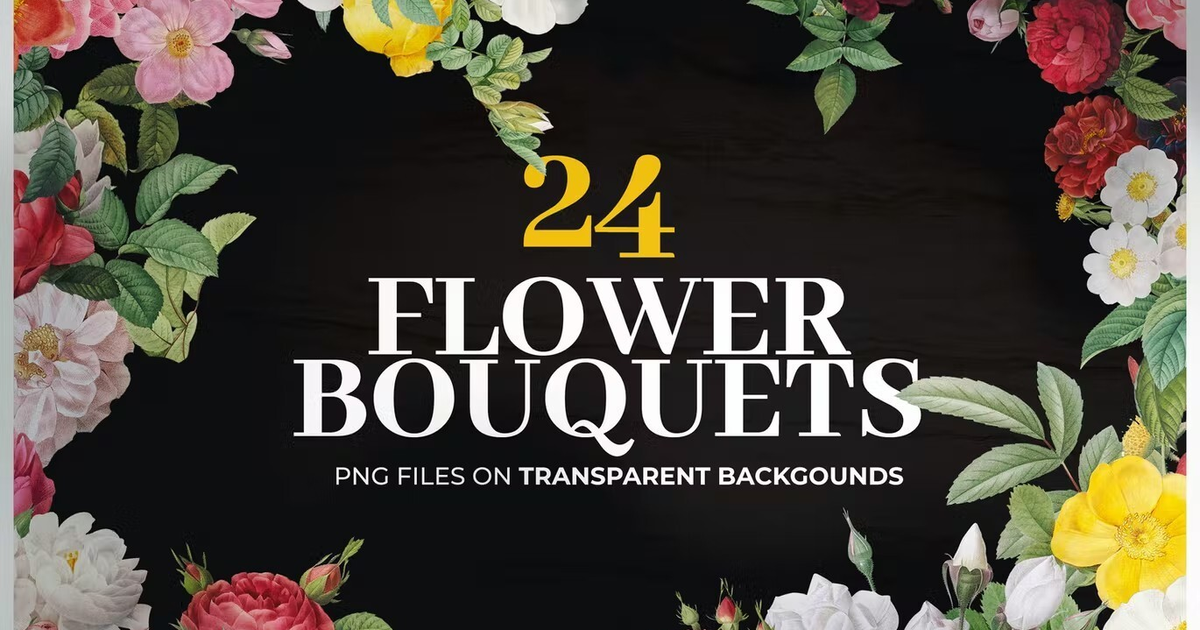 24 Colorful Flower Bouquets Collection — Teletype
