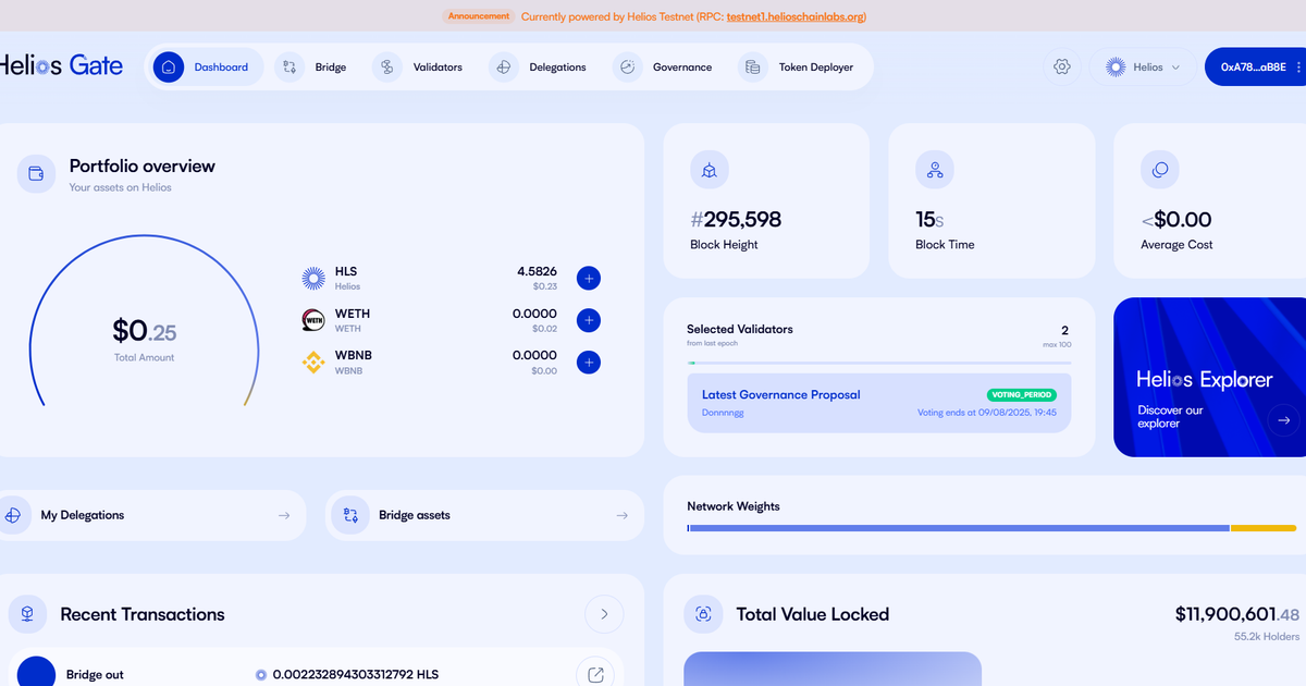 Helios - Самый полный гайд на тестнет | Artem Crypto — Teletype