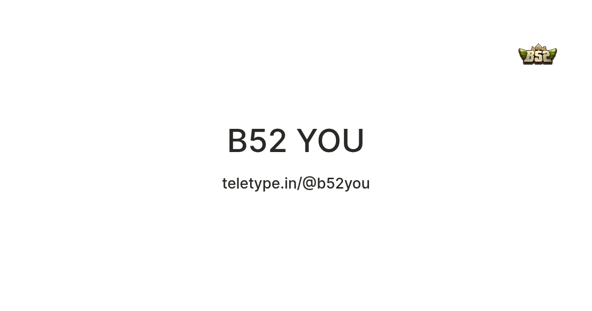 B52 YOU — Teletype