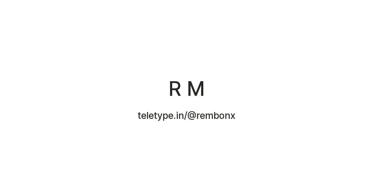 R M — Teletype