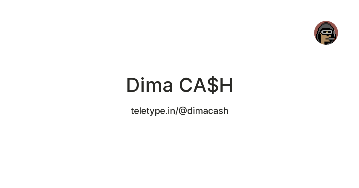 Dima CA$H — Teletype