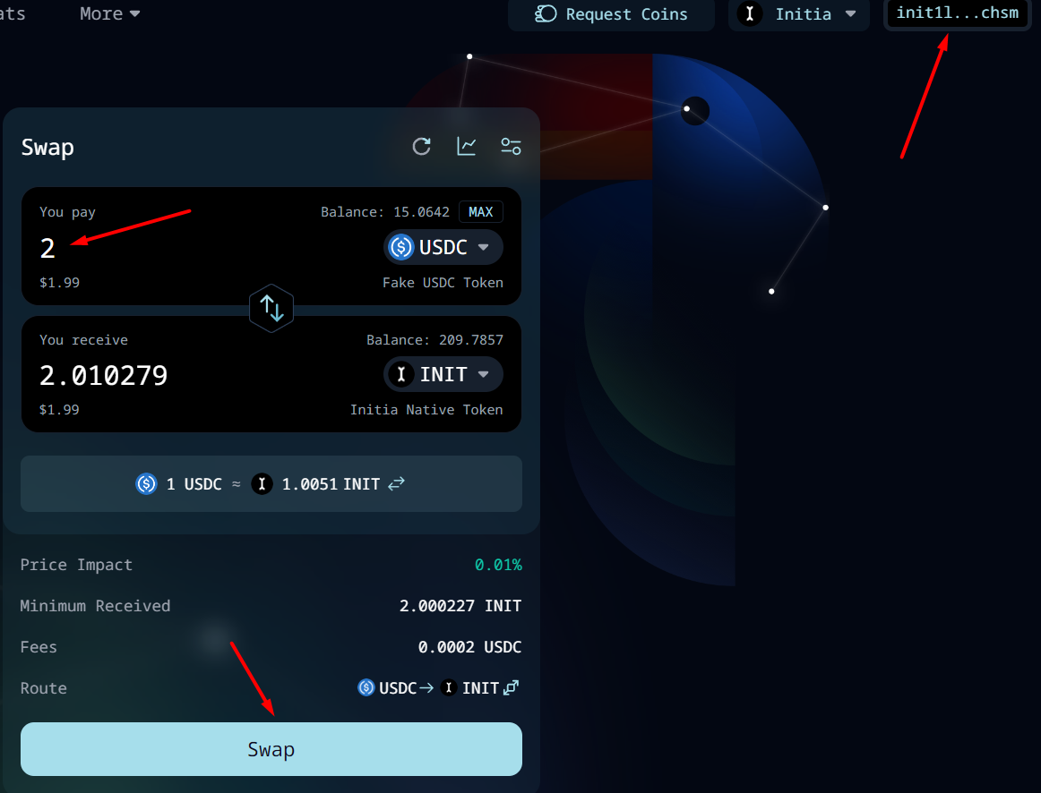 INITIA TESTNET - ЧАСТЬ 7 — Teletype
