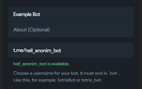 Как создать бота в Telegram — Teletype