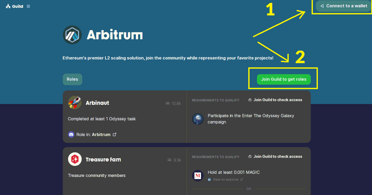 Arbitrum Adventure - Guild — Teletype