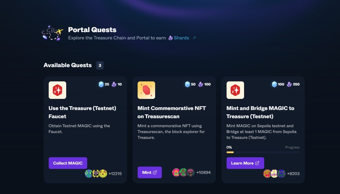 Treasure DAO Выполняем Ruby Testnet. — Teletype