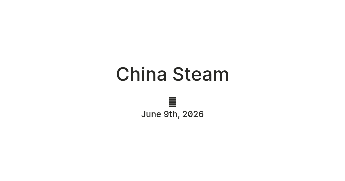 China Steam — Teletype