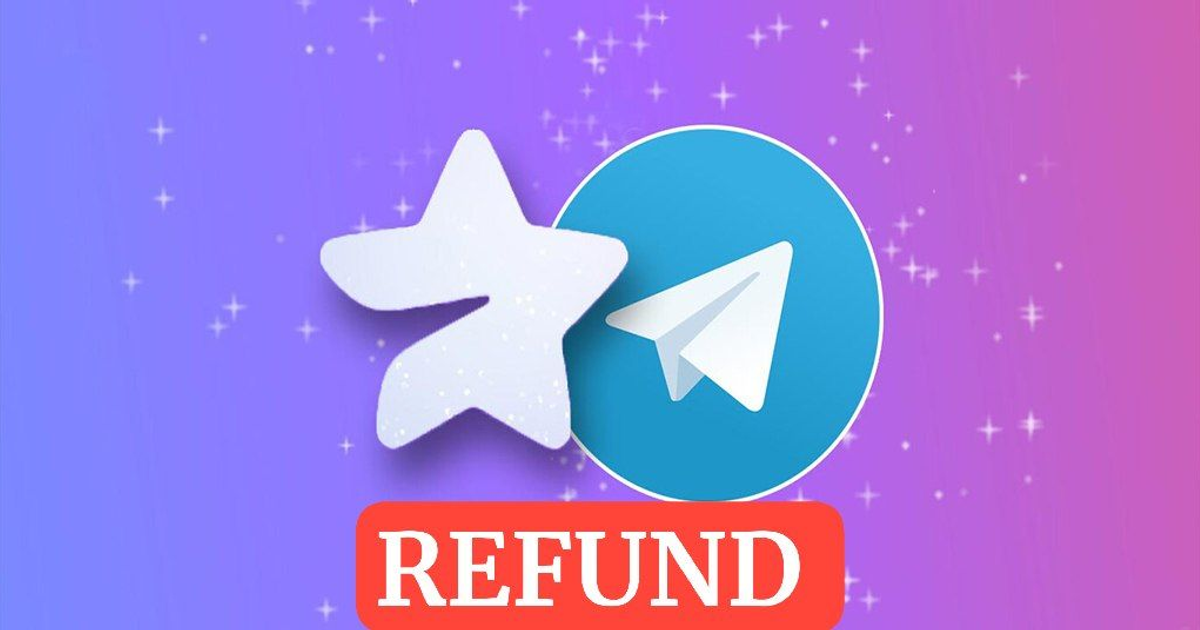 Refund Telegram Stars ⭐ — Teletype