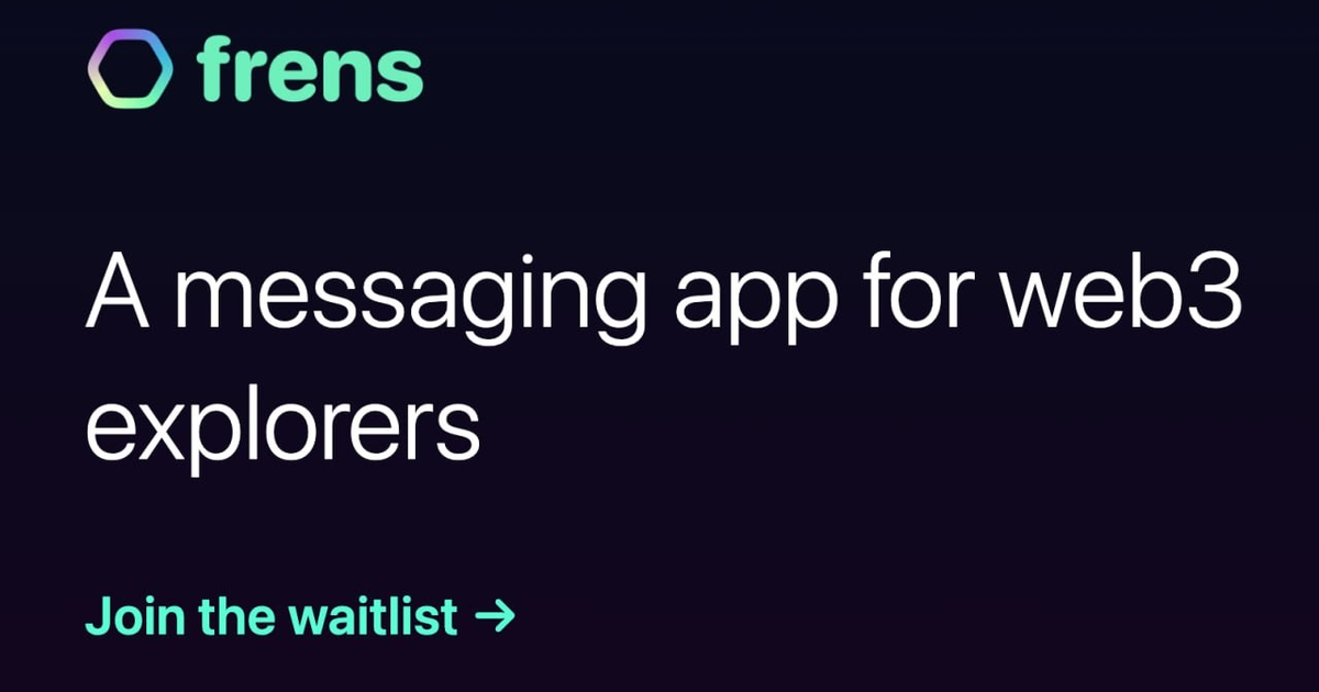 Waitlist от Frens — Teletype