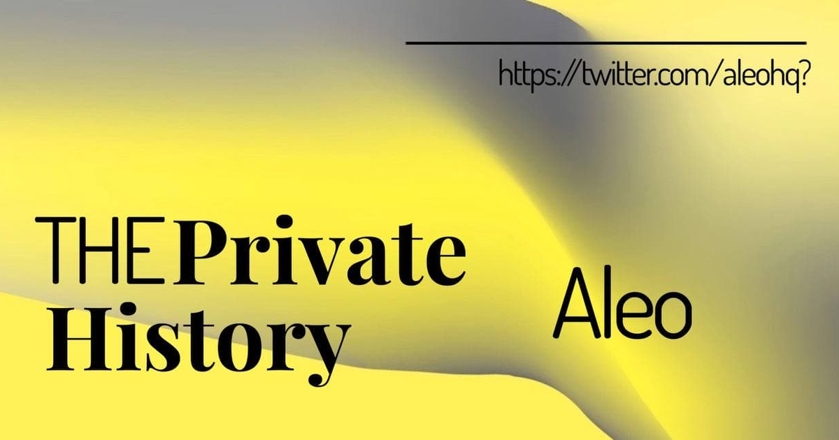 Aleo – экосистема вычисления доказательств! — Teletype