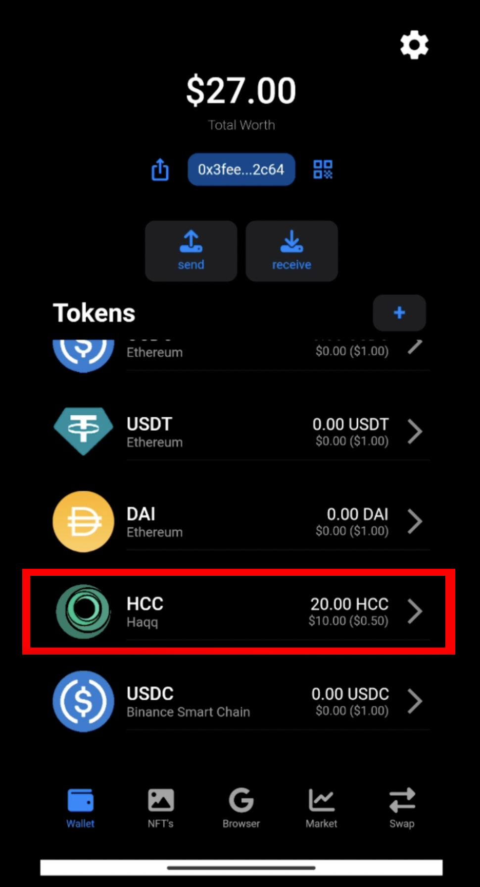 How to buy token HCC using the Futura Super App