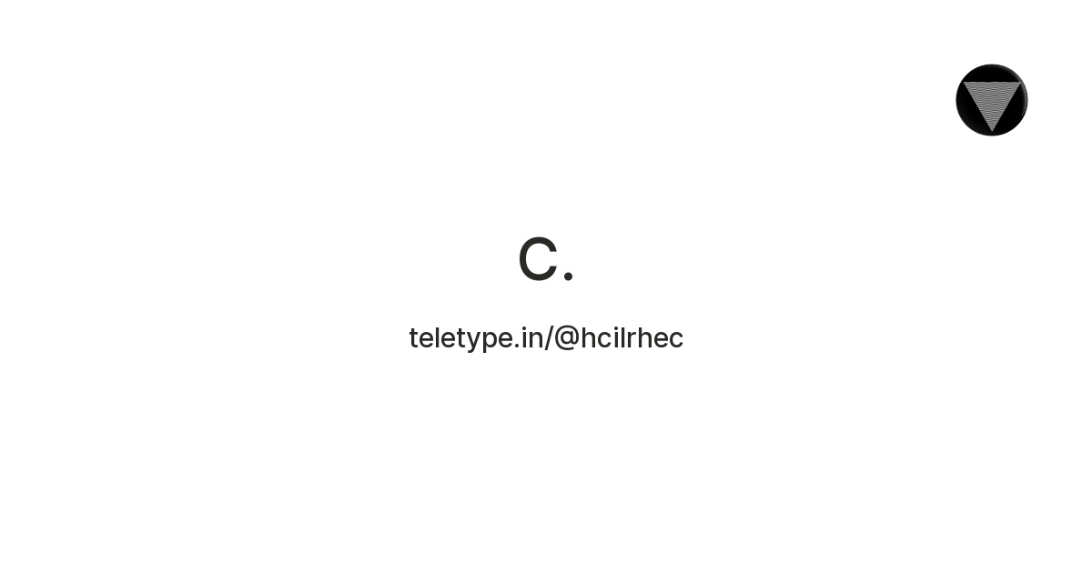 C. — Teletype