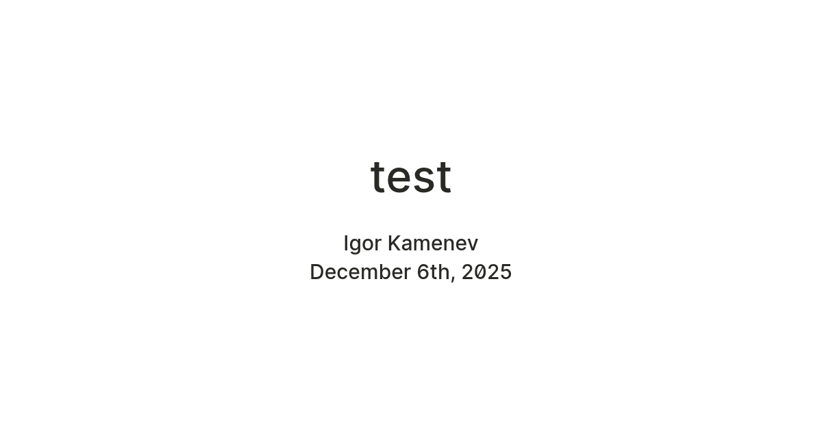 test — Teletype