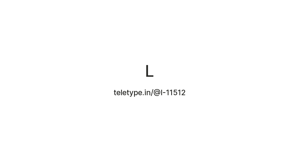 L — Teletype