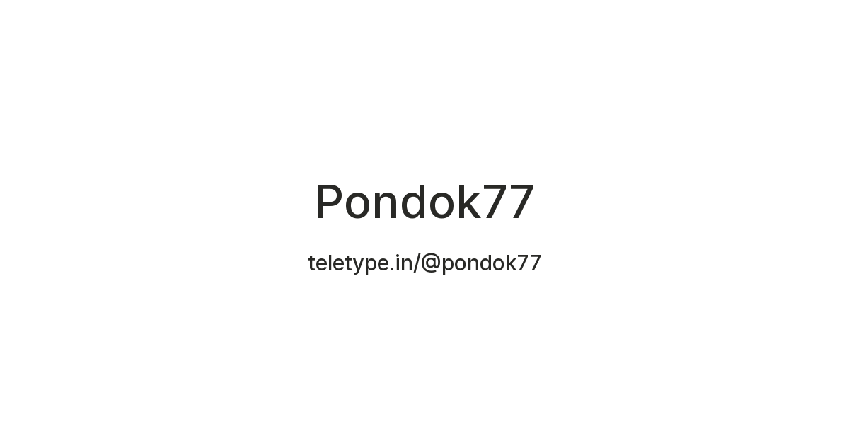 pondok77