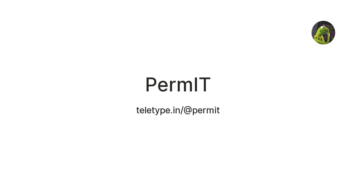 PermIT — Teletype