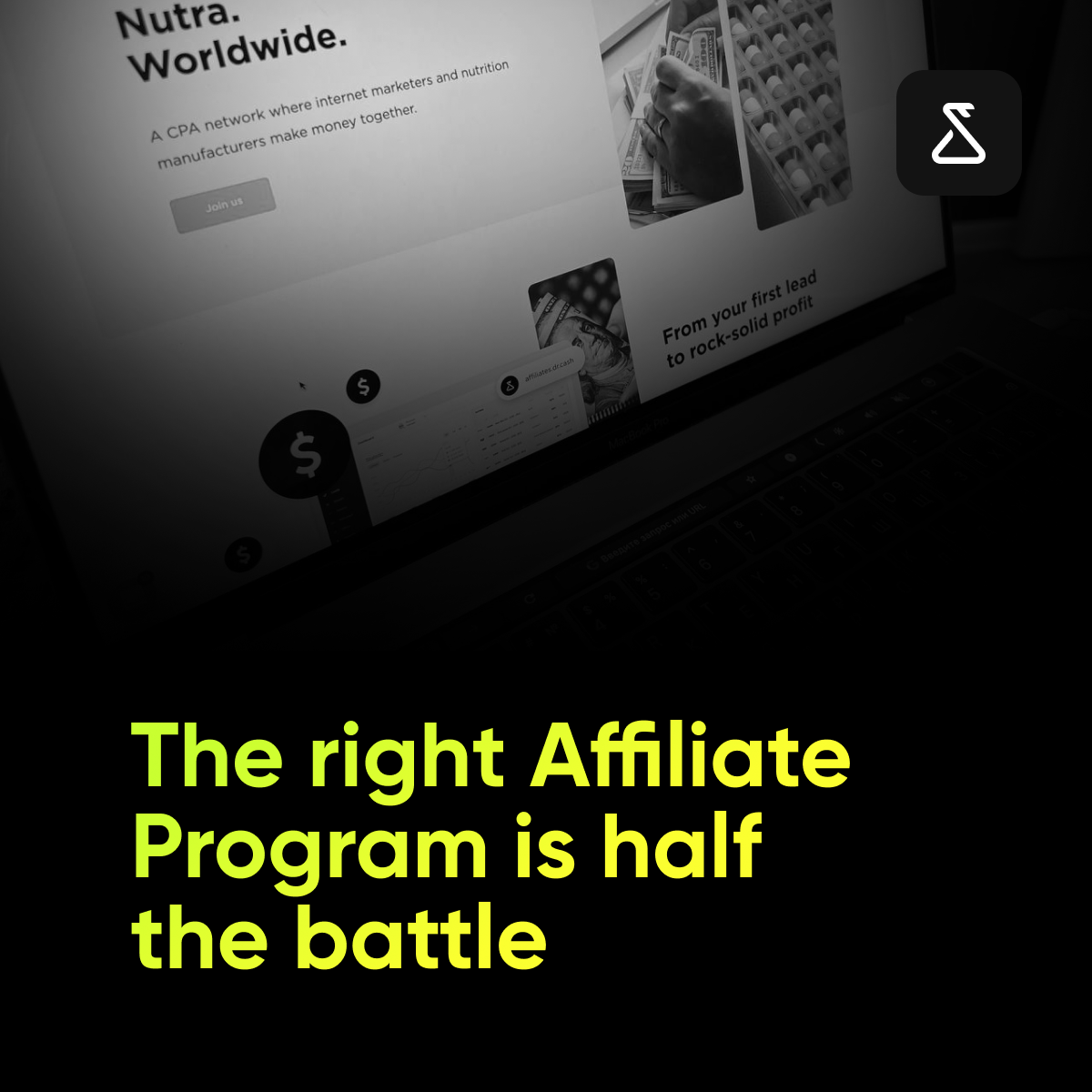 The right Affiliate Program is half the battle. — Teletype