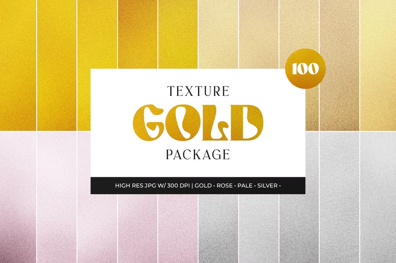 Premium Gold Texture Package — Teletype