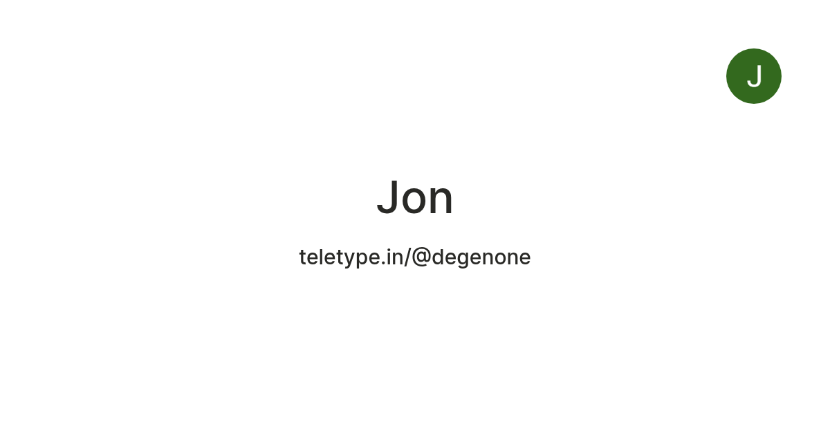 Degen — Teletype