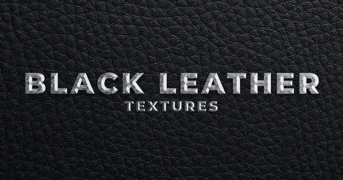 Black Leather Textures — Teletype