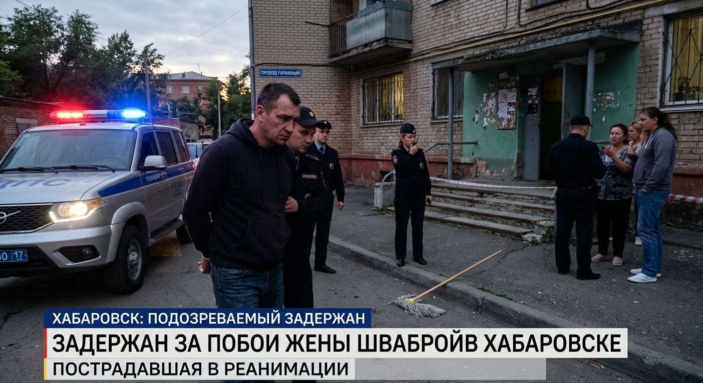 Хабаровчанин избил жену шваброй до реанимации Хабаровчанин избил жену шваброй до реанимации