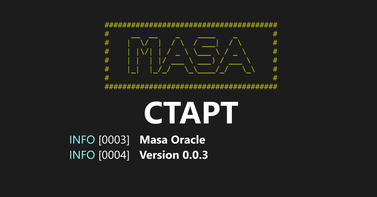 Быстрый СТАРТ узла Masa Oracle — Teletype
