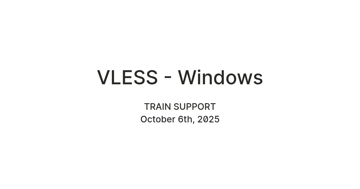 VLESS - Windows — Teletype