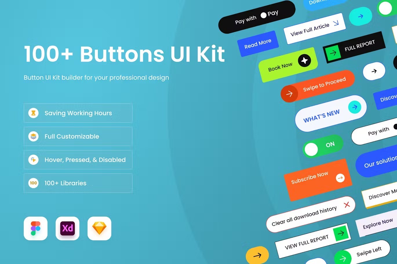 Buttons UI Kit — Teletype
